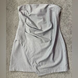 Wild Fable Gray Strapless Dress